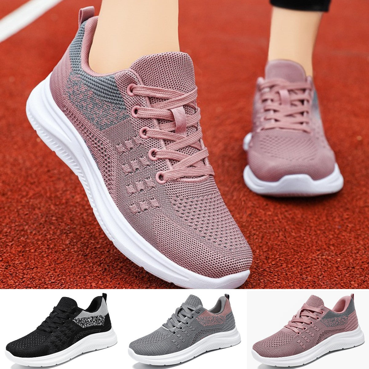【Αγοράστε 1 πάρτε 1 δωρεάν】❤️‍🔥【36-41】2024 νέα ελαφριά και εύκολα αναπνεύσιμα casual αθλητικά casual μονό παπούτσια